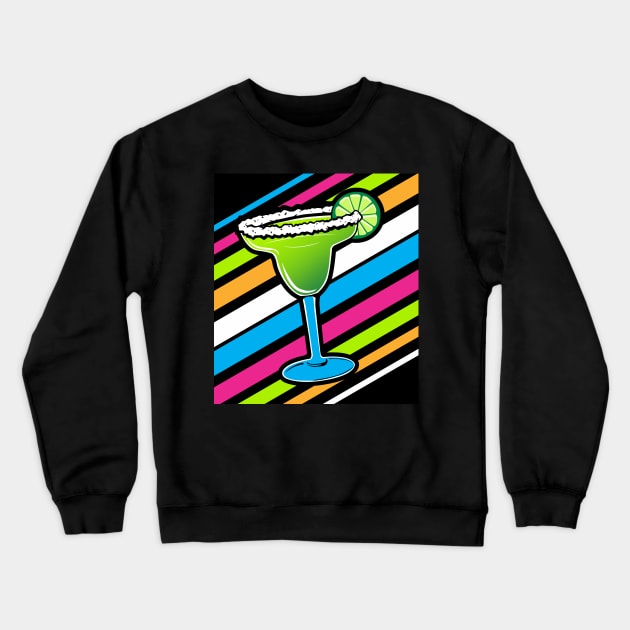 Neon Margarita Crewneck Sweatshirt by Carlosj1313